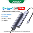 Hubs USB-C UGREEN Adaptador USB / HDMI / Display Port