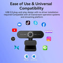 Webcam para Conference Call com microfone e Autofoco. Resoluções de 4k | 2k | 1080p