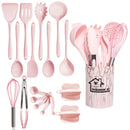 Kit de Utensílios de Cozinha em Silicone – 18 Peças