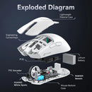 Mouse Sem Fio Attack Shark X11 (Tri-Mode)