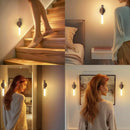 Luminária LED com Sensor de Movimento, Recarregável por USB e Base Magnética