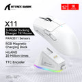 Mouse Sem Fio Attack Shark X11 (Tri-Mode)