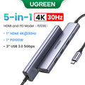 Hubs USB-C UGREEN Adaptador USB / HDMI / Display Port