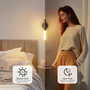 Luminária LED com Sensor de Movimento, Recarregável por USB e Base Magnética