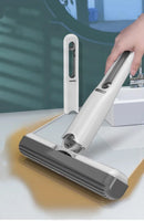 Mini Mop Dobrável com Sistema de Espremedor